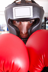 Image showing .boxer face closeup