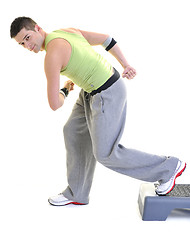 Image showing man fitness isolated