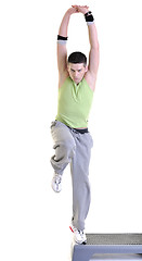 Image showing man fitness isolated