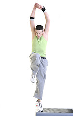 Image showing man fitness isolated