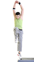 Image showing man fitness isolated