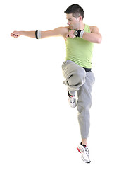 Image showing man fitness isolated