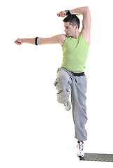 Image showing man fitness isolated