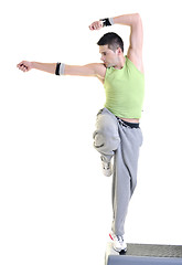 Image showing man fitness isolated