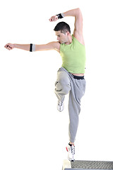 Image showing man fitness isolated