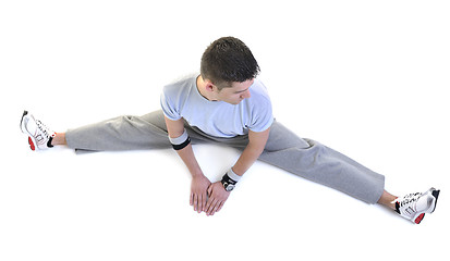 Image showing man fitness isolated