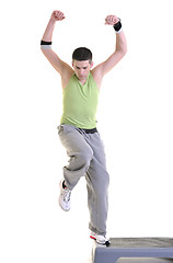 Image showing man fitness isolated