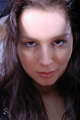 Image showing attractive girl portrait