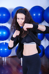 Image showing kick-fitness