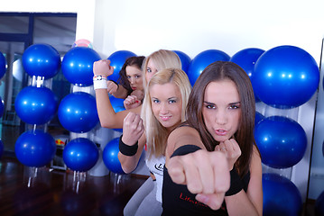 Image showing fighter girls