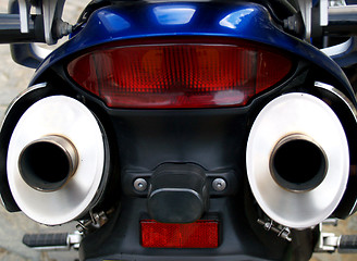 Image showing Twin Motorbike Exost