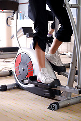 Image showing spinning bike in a gym