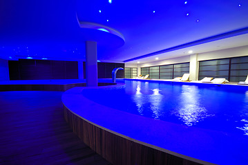 Image showing luxury indoor pool