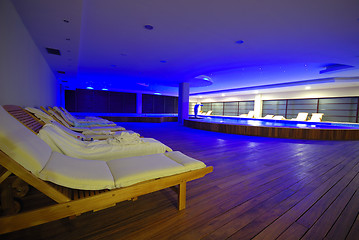 Image showing luxury indoor pool