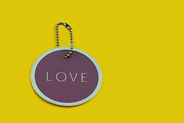 Image showing Love tag