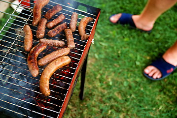 Image showing grilling
