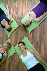 Image showing women in a fitness center