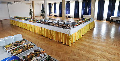 Image showing buffet food