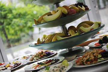 Image showing catering food