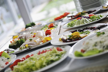 Image showing catering food