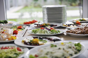 Image showing catering food