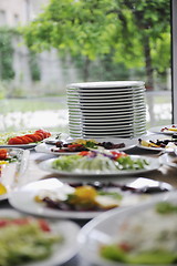 Image showing catering food