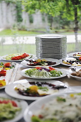 Image showing catering food