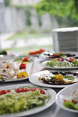 Image showing catering food