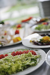 Image showing catering food