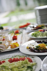 Image showing catering food