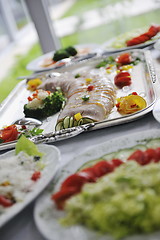 Image showing catering food