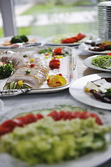 Image showing catering food