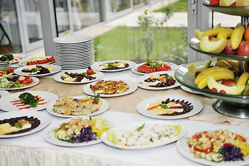 Image showing catering food