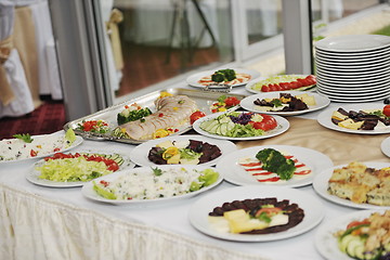 Image showing catering food