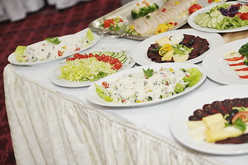 Image showing catering food