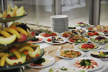 Image showing catering food