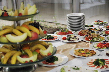 Image showing catering food