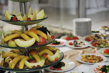 Image showing catering food