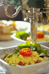 Image showing Dinnet at restaurant