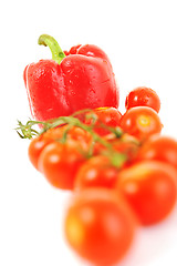 Image showing tomato and paprika