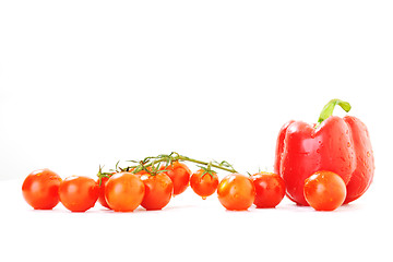 Image showing tomato and paprika