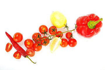 Image showing tomato and lemon