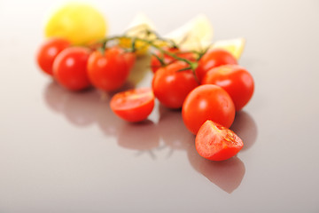 Image showing tomato and lemon