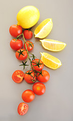 Image showing tomato and lemon