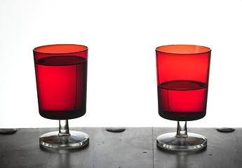 Image showing Red glasses