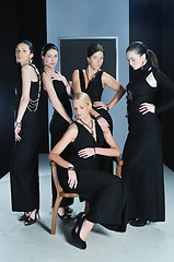 Image showing woman fashion show