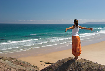 Image showing Feeling the wind