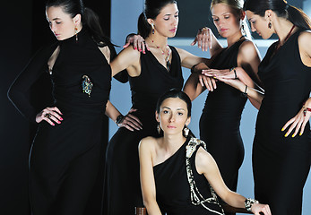 Image showing woman fashion show