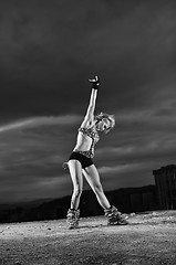 Image showing young gogo dancer girl 