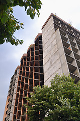 Image showing Building construction in city 